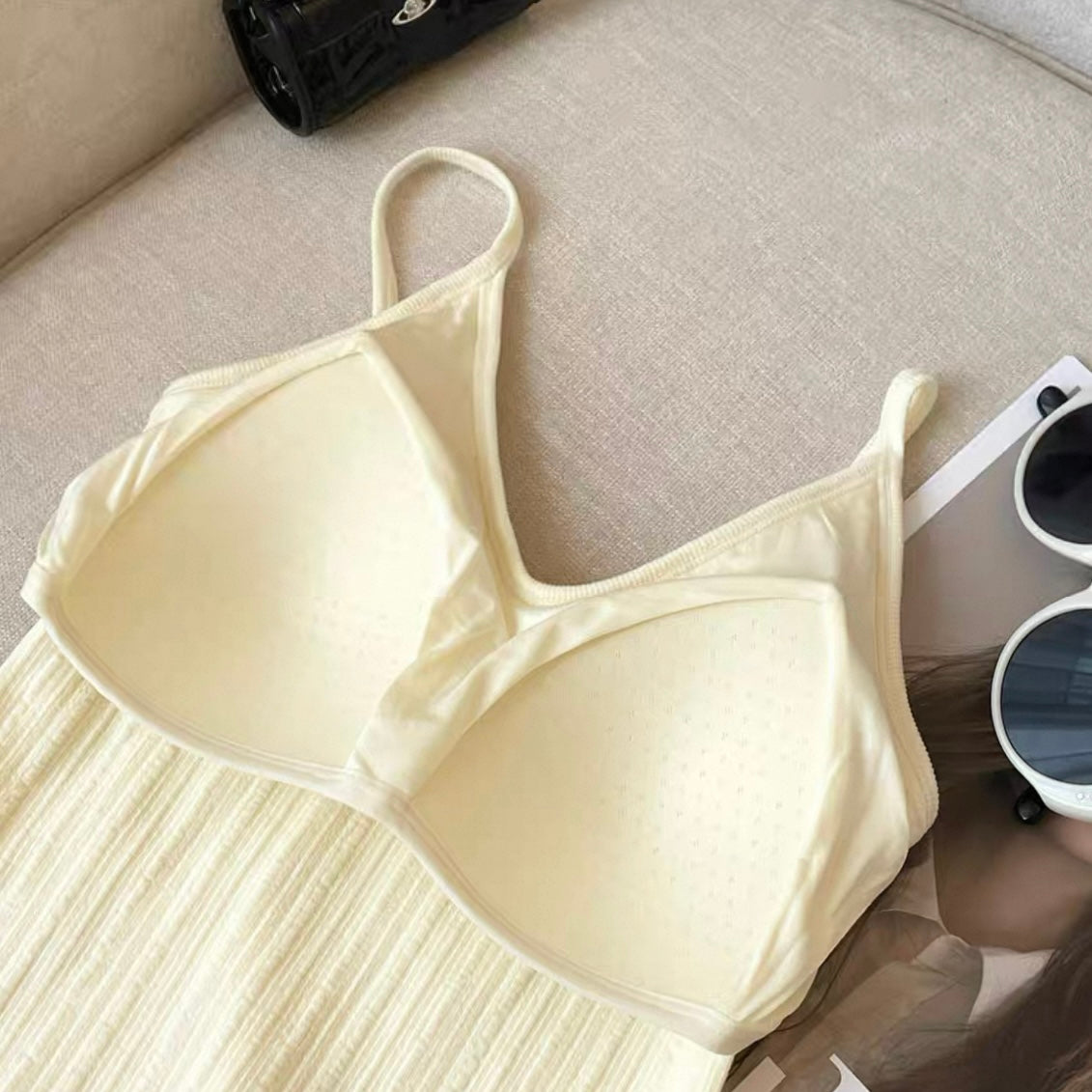 Maui Ribbed Built-in Bra Top